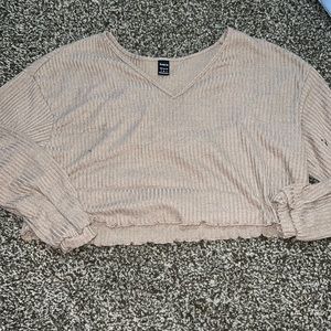 Shein cropped long sleeve